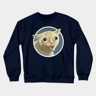 Сoughing Сat Crewneck Sweatshirt